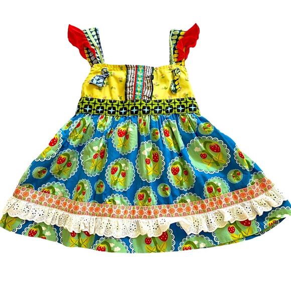 Matilda Jane “Love bug” Knot Top “it’s a wonderful parade collection” size 4 - Picture 2 of 4